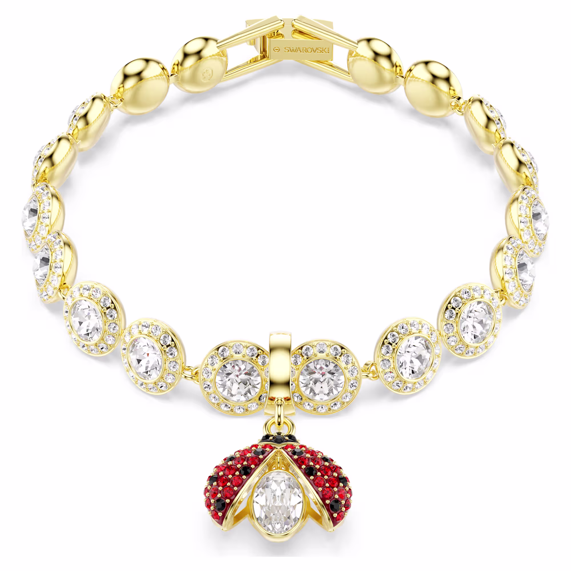 idyllia-charm--mixed-cuts--ladybug--red--gold-tone-plated-swarovski-5743138 (5)