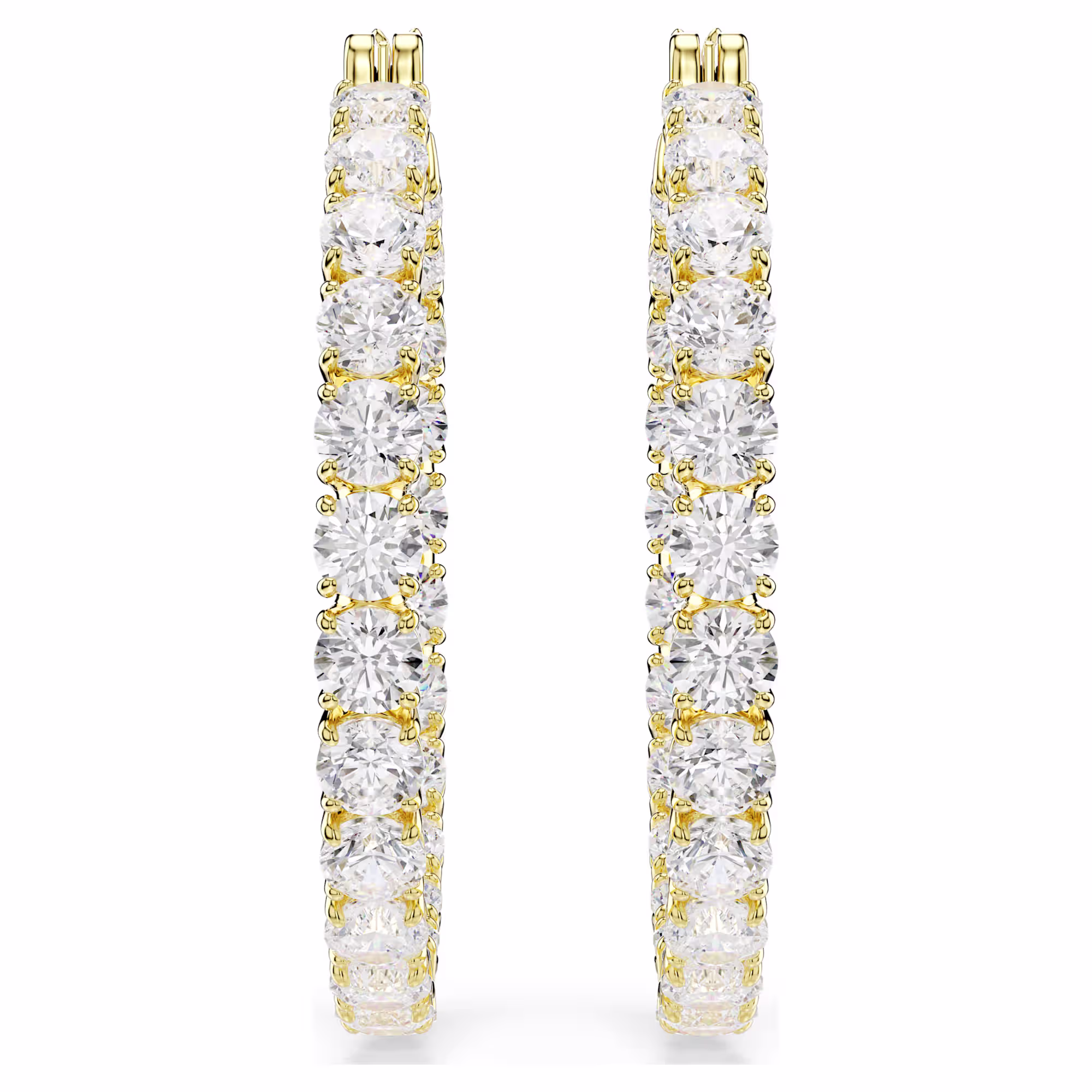 matrix-hoop-earrings--round-cut--white--gold-tone-plated-swarovski-5750620 (2)