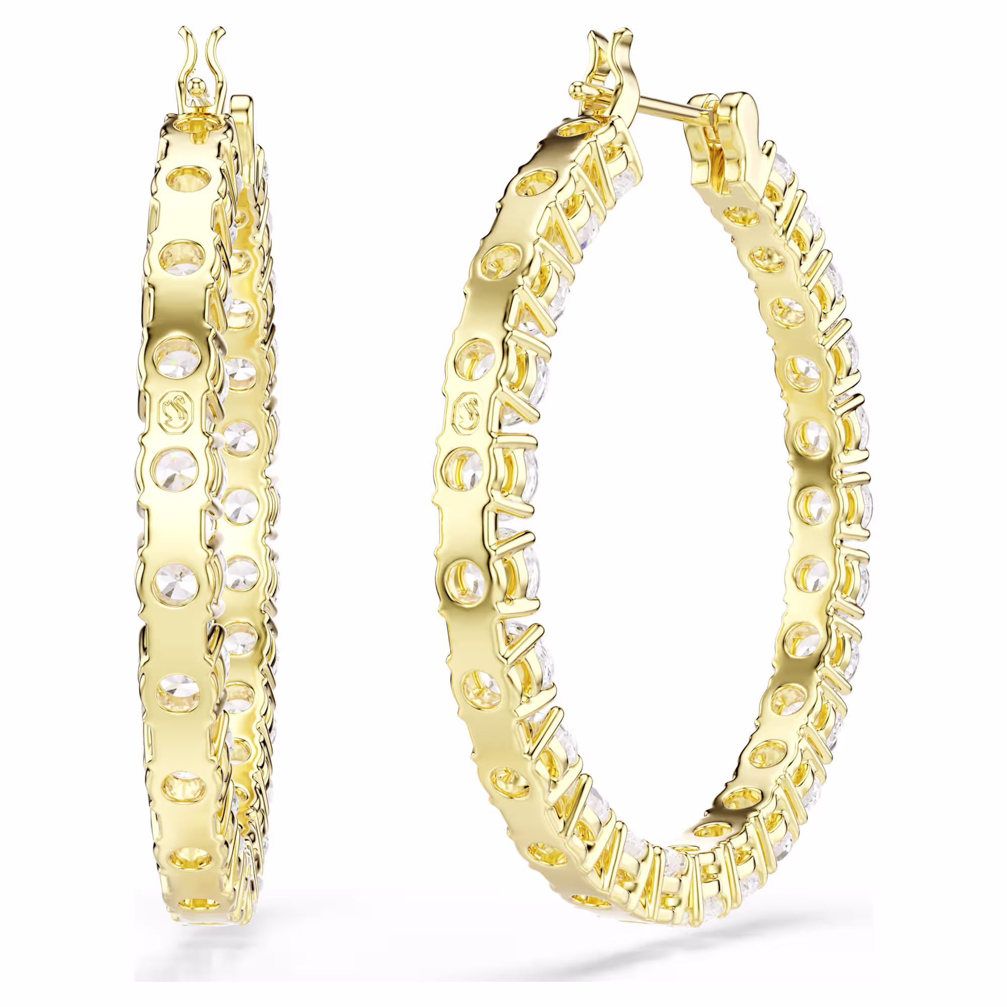 matrix-hoop-earrings--round-cut--white--gold-tone-plated-swarovski-5750620 (3)
