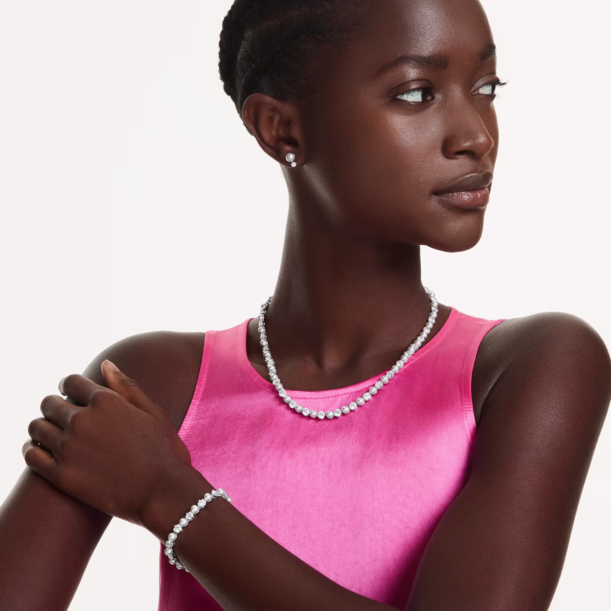 matrix-set--crystal-pearl--round-cut--white--rhodium-plated-swarovski-5742040