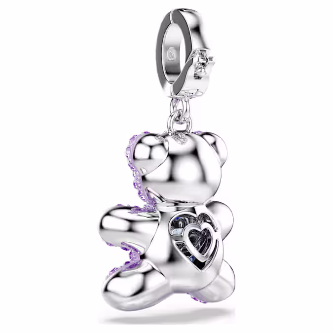 idyllia-charm--mixed-cuts--teddy--purple--rhodium-plated-swarovski-5745610 (5)