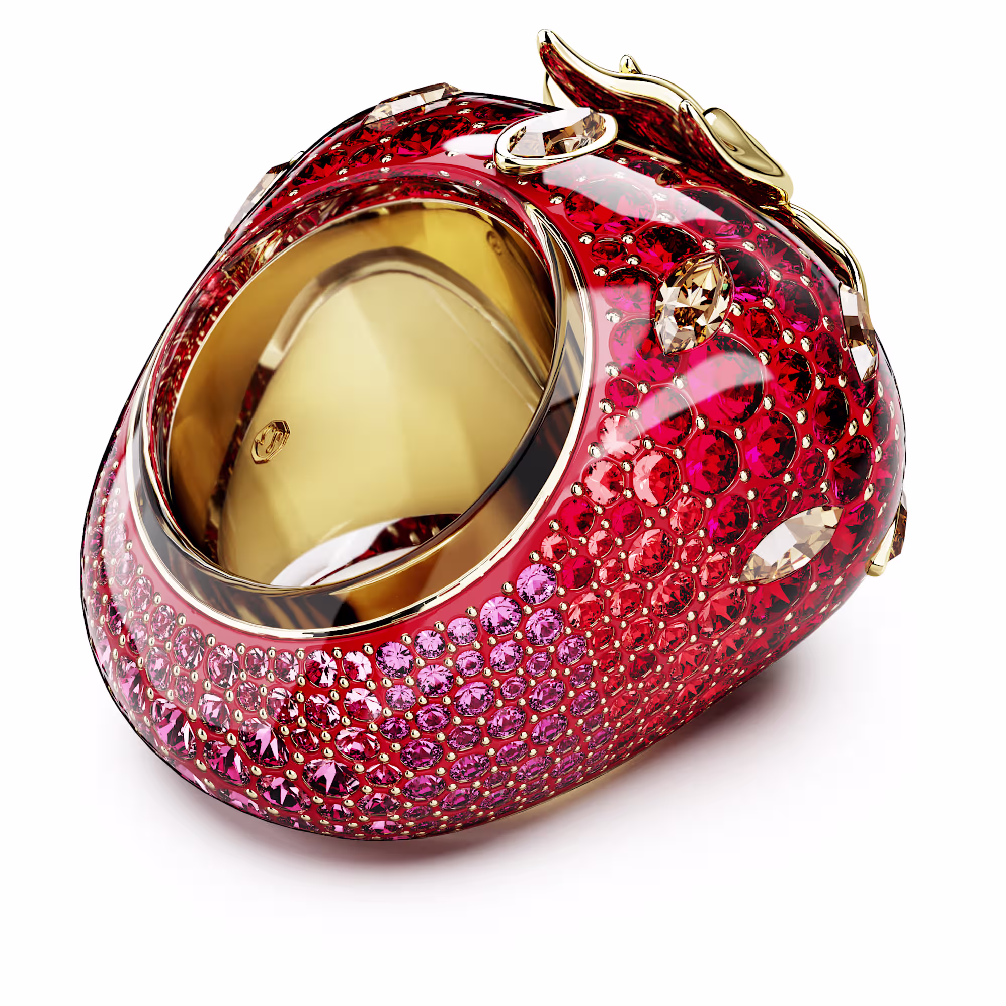 idyllia-motif-ring--mixed-cuts--strawberry--red--gold-tone-plated-swarovski-5745796 (4)
