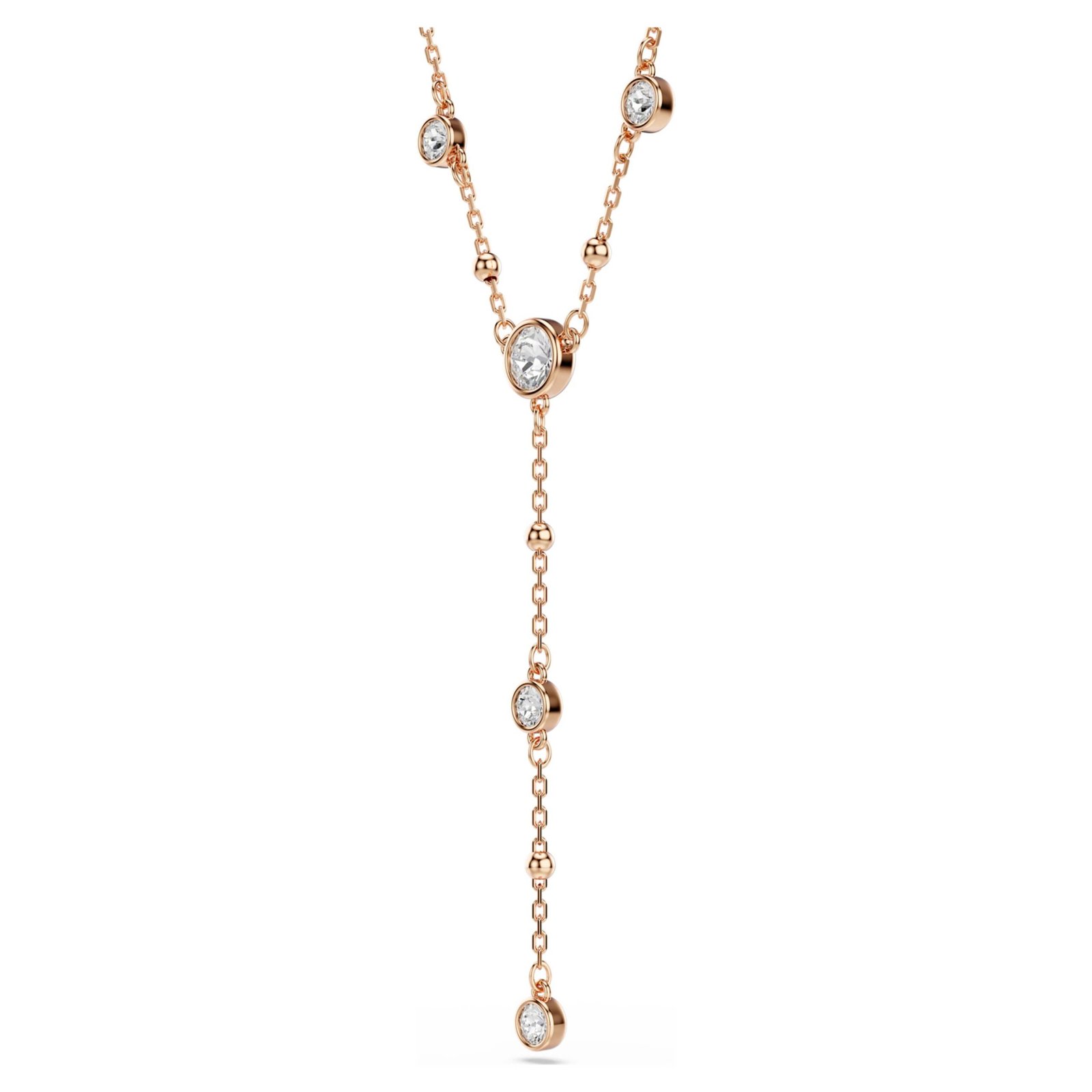 Imber ogrlica, Bijela, Rose gold pozlata